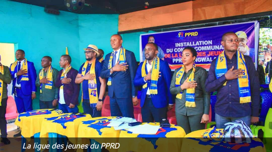 RDC : La ligue des jeunes du PPRD réitère son soutien à la coalition au pouvoir